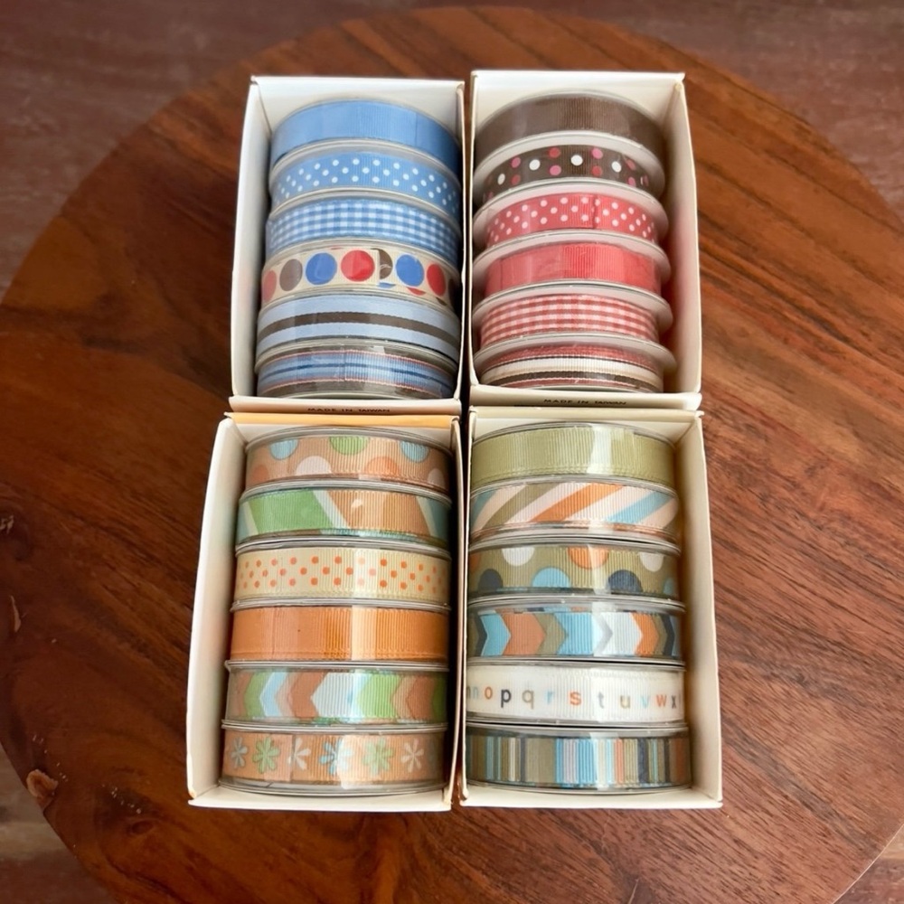 NWOT American Crafts Downtown & Elements Coordinating Ribbon